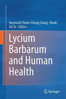 So / Chang |  Lycium Barbarum and Human Health | Buch |  Sack Fachmedien