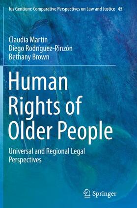 Martin / Brown / Rodríguez-Pinzón |  Human Rights of Older People | Buch |  Sack Fachmedien