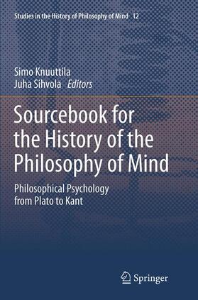 Sihvola / Knuuttila |  Sourcebook for the History of the Philosophy of Mind | Buch |  Sack Fachmedien