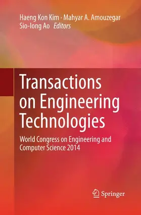 Kim / Ao / Amouzegar |  Transactions on Engineering Technologies | Buch |  Sack Fachmedien