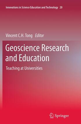 Tong |  Geoscience Research and Education | Buch |  Sack Fachmedien