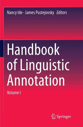 Pustejovsky / Ide |  Handbook of Linguistic Annotation | Buch |  Sack Fachmedien