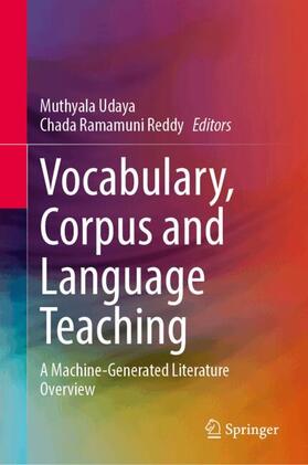 Udaya / Reddy |  Vocabulary, Corpus and Language Teaching | Buch |  Sack Fachmedien