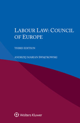 Swiatkowski |  Labour Law: Council of Europe | Buch |  Sack Fachmedien