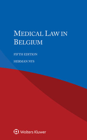 Nys |  Medical Law in Belgium | Buch |  Sack Fachmedien