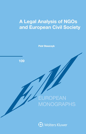 Staszczyk |  A Legal Analysis of Ngos and European Civil Society | Buch |  Sack Fachmedien