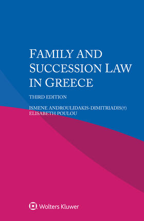 Androulidakis-Dimitriadis(+) / Poulou |  Family and Succession Law in Greece | Buch |  Sack Fachmedien