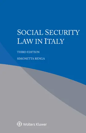 Renga |  Social Security Law in Italy | Buch |  Sack Fachmedien