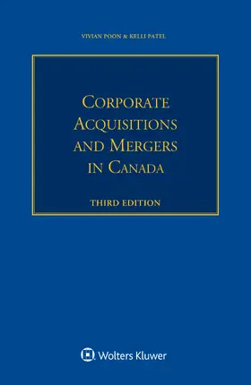 Poon / Patel |  Corporate Acquisitions and Mergers in Canada | Buch |  Sack Fachmedien