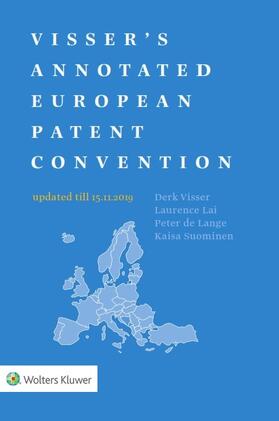 Visser |  Visser's Annotated European Patent Convention 2019 Edition | Buch |  Sack Fachmedien