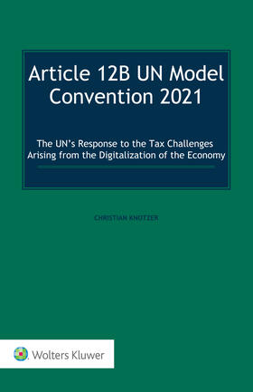 Knotzer |  Article 12B UN Model Convention 2021 | Buch |  Sack Fachmedien