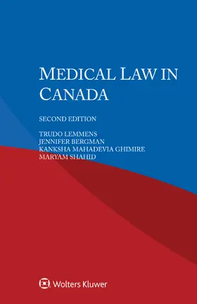 Lemmens / Bergman / Ghimire |  Medical Law in Canada | Buch |  Sack Fachmedien