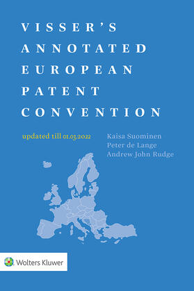 Suominen / de Lange / Rudge |  Visser's Annotated European Patent Convention 2022 Edition | Buch |  Sack Fachmedien