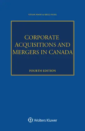 Poon / Patel |  Corporate Acquisitions and Mergers in Canada | Buch |  Sack Fachmedien