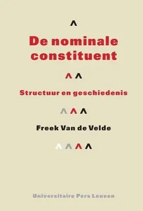 Van De Velde |  De nominale constituent | eBook | Sack Fachmedien