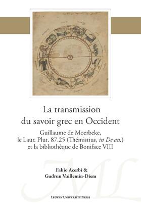 Acerbi / Vuillemin Diem |  La transmission du savoir grec en Occident | eBook | Sack Fachmedien