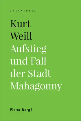 Bergé / Pieter Berge |  Kurt Weill | eBook | Sack Fachmedien