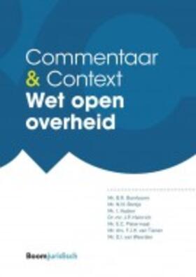 Boerboom / Bontje / Hasker |  Commentaar & Context Wet open overheid | Buch |  Sack Fachmedien