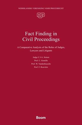 Gomille / Rouvière / Vandenbussche | Fact Finding in Civil Proceedings | Buch | 978-94-6212-923-8 | sack.de