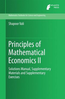 Vali |  Principles of Mathematical Economics II | Buch |  Sack Fachmedien