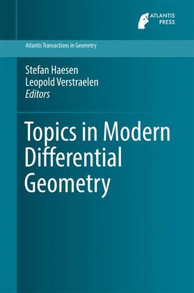Verstraelen / Haesen |  Topics in Modern Differential Geometry | Buch |  Sack Fachmedien