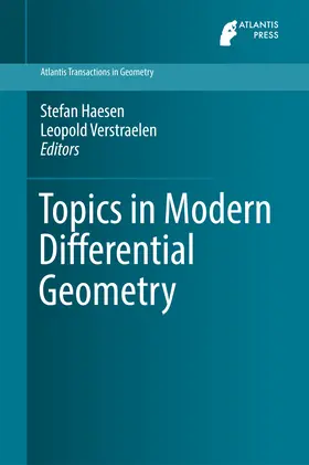 Haesen / Verstraelen |  Topics in Modern Differential Geometry | eBook | Sack Fachmedien