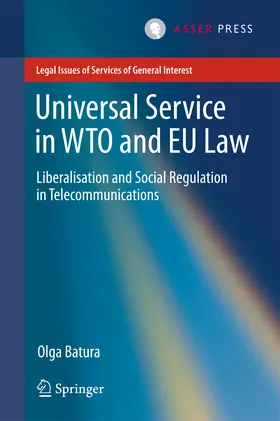 Batura |  Universal Service in WTO and EU law | eBook | Sack Fachmedien