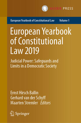 Hirsch Ballin / van der Schyff / Stremler |  European Yearbook of Constitutional Law 2019 | eBook | Sack Fachmedien