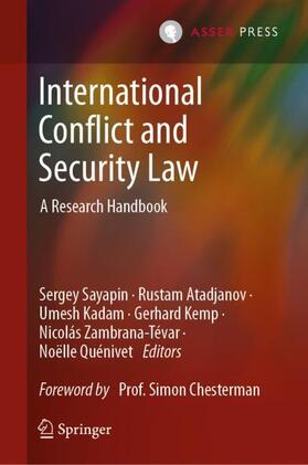 Sayapin / Atadjanov / Kadam |  Internaional Conflict and SEC | Buch |  Sack Fachmedien