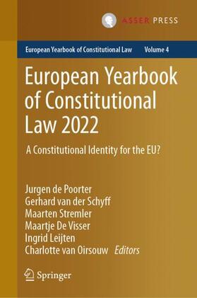 de Poorter / van der Schyff / van Oirsouw |  European Yearbook of Constitutional Law 2022 | Buch |  Sack Fachmedien