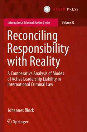 Block |  Reconciling Responsibility with Reality | Buch |  Sack Fachmedien