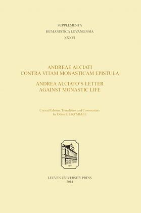 Drysdall |  ANDREAE ALCIATI CONTRA VITAM M | Buch |  Sack Fachmedien