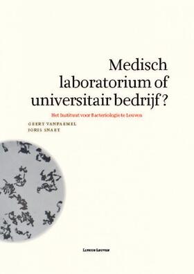 Vanpaemel / Snaet |  Medisch laboratorium of universitair bedrijf? | Buch |  Sack Fachmedien