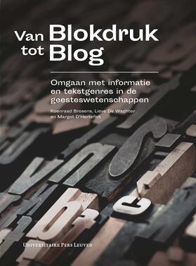 Brosens / De Wachter / D'Hertefelt |  Van blokdruk tot blog | Buch |  Sack Fachmedien