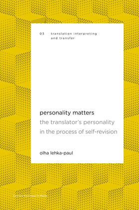 Lehka-Paul |  Lehka-Paul, O: Personality Matters | Buch |  Sack Fachmedien