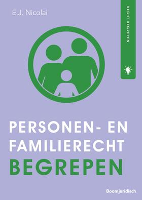 Nicolai |  Personen- en familierecht begrepen | Buch |  Sack Fachmedien