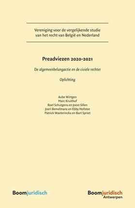 Wirtgen / Kruithof / Schutgens |  Preadviezen 2020-2021 | Buch |  Sack Fachmedien