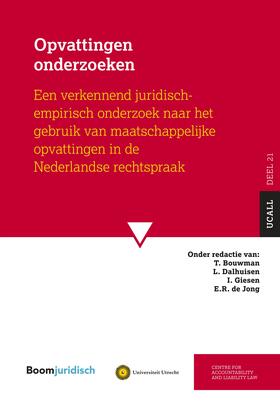 Jong / Dalhuisen / Bouwman |  Opvattingen onderzoeken | Buch |  Sack Fachmedien