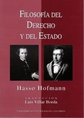 Hofmann |  Filosofía del Derecho y del Estado | eBook | Sack Fachmedien