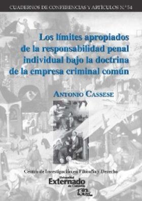 Cassese | Los límites apropiados de la responsabilidad penal individual bajo la doctrina de la empresa criminal común | E-Book | sack.de