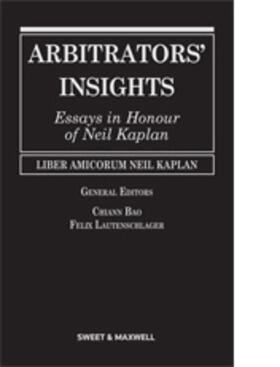 Bao / Lautenschlager |  Arbitrators' Insights | Buch |  Sack Fachmedien