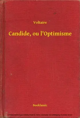 Voltaire |  Candide, ou l'Optimisme | eBook | Sack Fachmedien