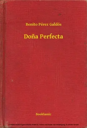 Galdós |  Doña Perfecta | eBook | Sack Fachmedien