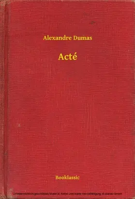 Dumas |  Acté | eBook | Sack Fachmedien