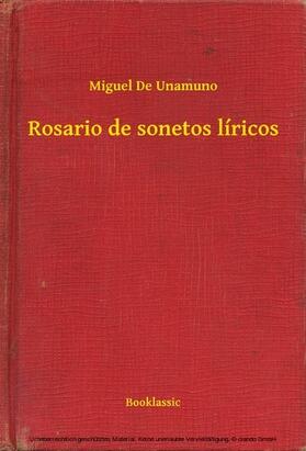 Unamuno |  Rosario de sonetos líricos | eBook | Sack Fachmedien