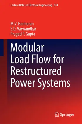 Hariharan / Gupta / Varwandkar |  Modular Load Flow for Restructured Power Systems | Buch |  Sack Fachmedien