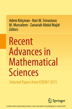 Kiliçman / Srivastava / Mursaleen |  Recent Advances in Mathematical Sciences | eBook | Sack Fachmedien