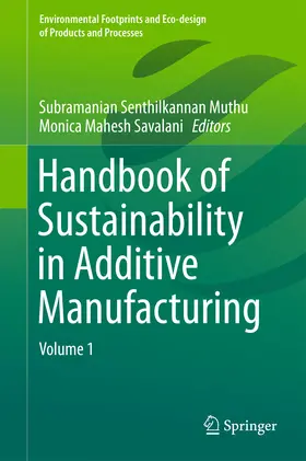 Muthu / Savalani |  Handbook of Sustainability in Additive Manufacturing | eBook | Sack Fachmedien