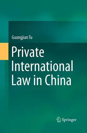 Tu |  Private International Law in China | Buch |  Sack Fachmedien