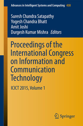 Satapathy / Bhatt / Joshi |  Proceedings of the International Congress on Information and Communication Technology | eBook | Sack Fachmedien